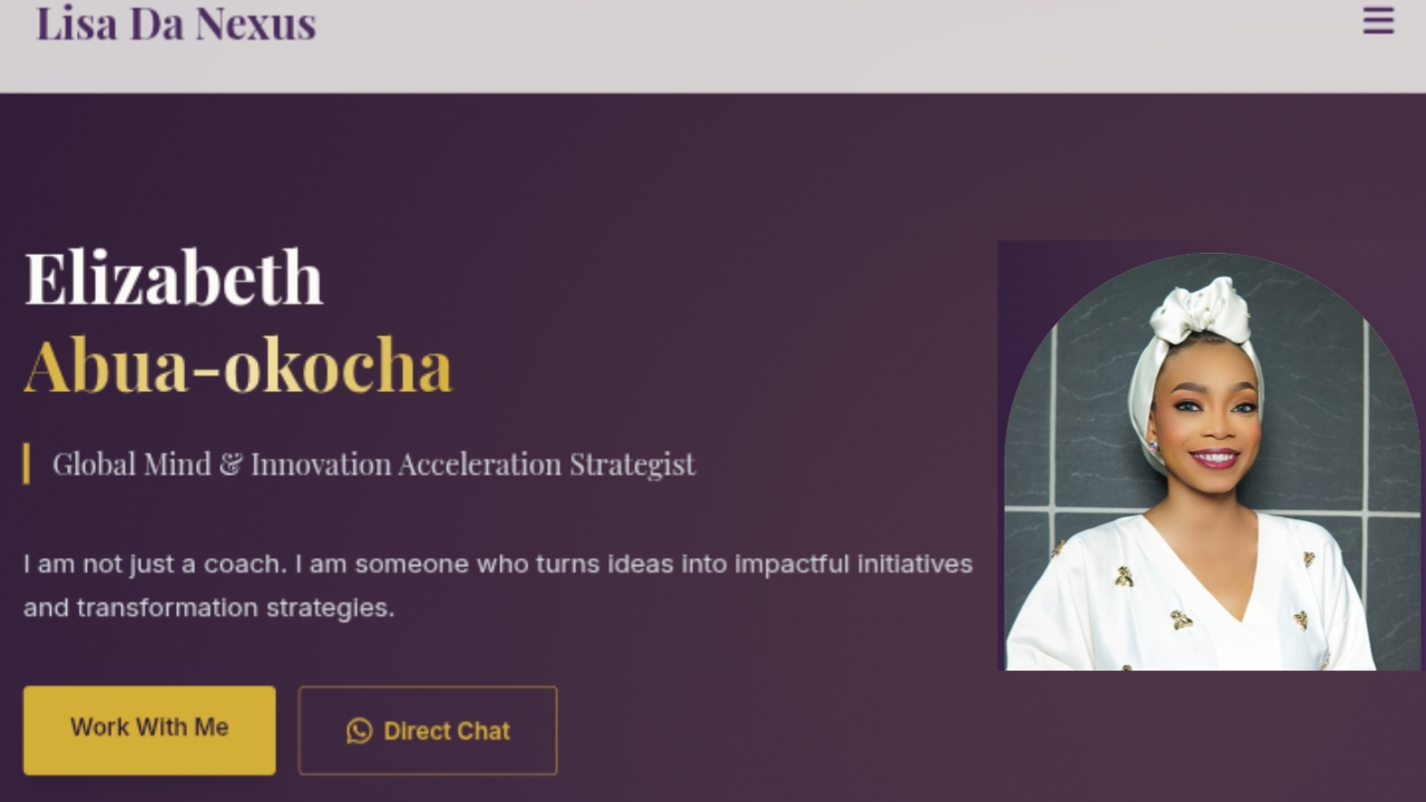 Coachlisa Website Mockup